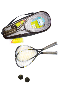 
	W1381PRK
Speedminton racket set 2 Alu rackets
 
