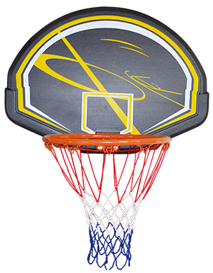 
	W2704BG
Wall Mounting Basketball Backboard Rim: 38cm
