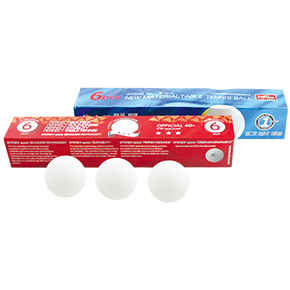 
	W383PP
1star 2star 3star&nbsp;polyplastic pingpong ball&nbsp;6pcs/color box
 
