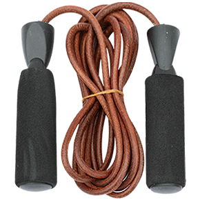 
	W3672FT
Cowhide Jump Rope Opp bag 

